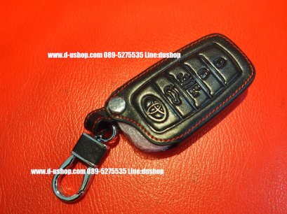 กระเป๋ากุญแจหนังดำด้ายแดง ตรงรุ่นสำหรับ Toyota Alphard All New 2015