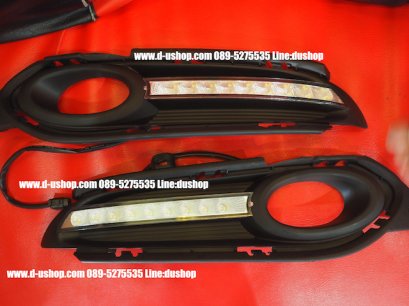 ชุดไฟ Daylight Running Time LED ตรงรุ่น Honda HR-V 2014 Ver.2