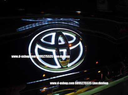 โลโก้มีไฟหน้าแท้ Toyota Fortuner All New 2015