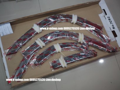 คิ้วล้อสแตนเลสวีไอพี ตรงรุ่น Mitsubishi Pajero All New 2015