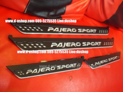 กาบบันไดมีไฟเรืองแสงสีฟ้าตรงรุ่น Mitsubishi Pajero All New 2015