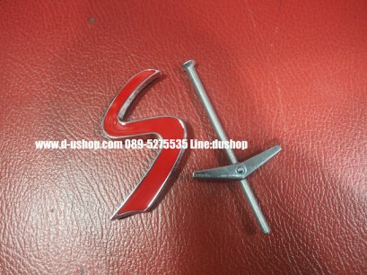 โลโก้ S สีแดงติดกระจังหน้าสำหรับ Mini ทุกรุ่น
