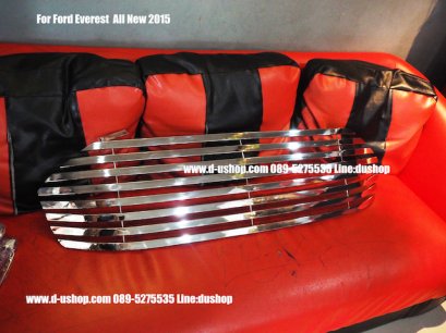 กระจังหน้าสแตนเลสวีไอพี ตรงรุ่น Ford Everest All New 2016