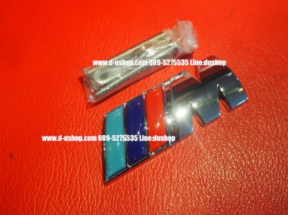 โลโก้ M อลูมิเนียมติดกระจังหน้าสำหรับ BMW ทุกรุ่น