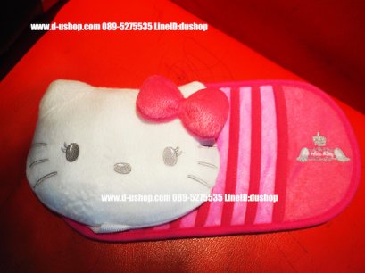 ที่บังแดดใส่ซีดี Hello Kitty สีชมพูหวาน ลิขสิทธิ์แท้สำหรับรถทุกรุ่น