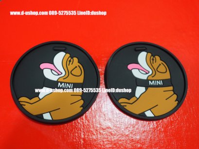 แผ่นรองแก้วกันลื่นลายบลูด็อค สำหรับ Mini ทุกรุ่น