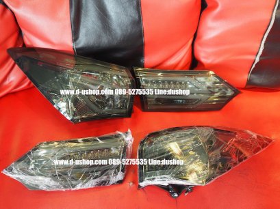 โคมไฟท้าย Smoke LED ลายเบนส์ ตรงรุ่น Toyota Altis All New 2014