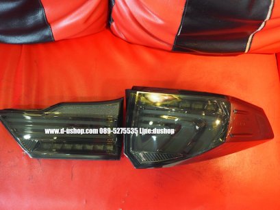 โคมไฟท้าย Smoke LED ลาย Lexus ตรงรุ่น Honda City All New 2014 Ver.2