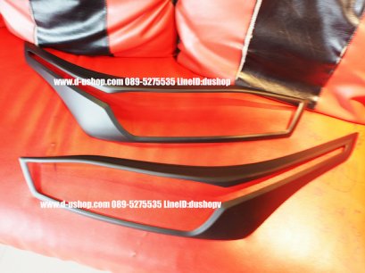 ครอบไฟหน้าดำด้าน ตรงรุ่น Toyota Yaris All New 2013-16