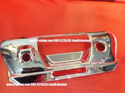 ครอบมือเปิดท้ายโครเมียมตรงรุ่น Nissan Navara All New 2014 (Top)