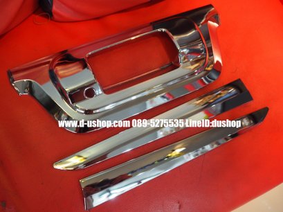 คิ้วกันกระแทกท้ายปลายดาบโครเมียม Chevrolet Colorado All New 2016