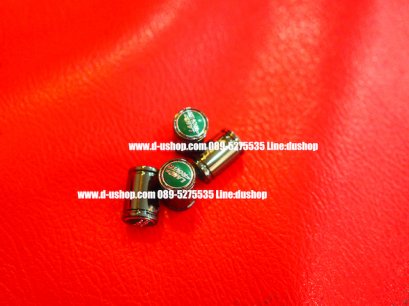 จุกลมล้อพื้นเขียวโลโก้ land rover