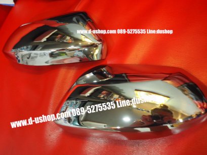 ครอบกระจกมองข้างโครเมียมตรงรุ่น Toyota Sienta