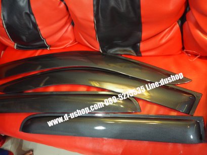 กันสาดเคฟล่าล้วนตรงรุ่น Toyota Vigo Champ สำหรับ4ประตู