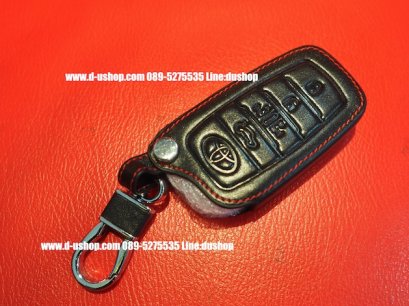 กระเป๋ากุญแจหนังดำด้ายแดง ตรงรุ่นสำหรับ Toyota Alphard All New 2015