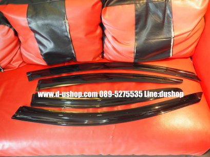 กันสาดสีดำตรงรุ่น Toyota Innova New 2016 (Crysta)