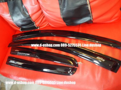 กันสาดประตูสีดำตรงรุ่น Nissan Note