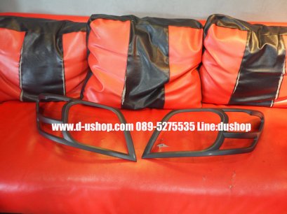 ครอบไฟหน้าดำด้านตรงรุ่น Toyota Vigo Champ