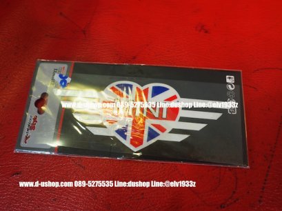 สติกเกอร์ปีกมินิลายธงชาติแดงน้ำเงินออริจินัล สำหรับรถทุกรุ่น