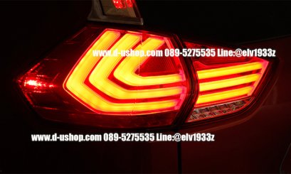 โคมไฟท้ายแดง LED ตรงรุ่น Nissan X Trail New 2014-17