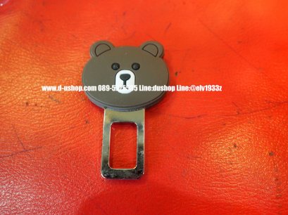 ที่เสียบเบลล์หัวยางตุ๊กตาไลน์ Brown Cony Moon สีน้ำตาล สำหรับรถทุกรุ่น