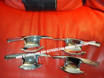 เบ้ามือเปิดประตูกันรอยโครเมียม Honda CRV All New 2017