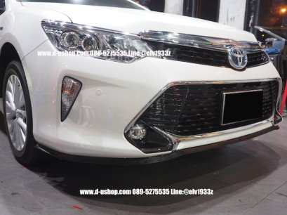 ลิ้นหน้ากันกระแทกดำด้าน สไตล์ญี่ปุ่น สำหรับ Toyota Camry All New 2017