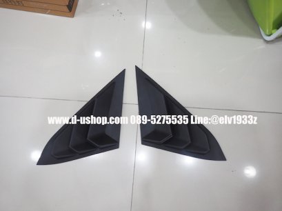 มุมกระจกหลังดำด้านตรงรุ่น Honda Civic All New 2016-17 (FC)