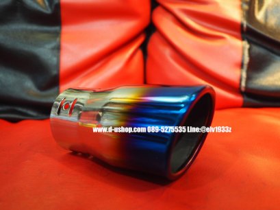 ปลายท่อไทเทเนียมปลายเฉียง สำหรับรถทุกรุ่น Size