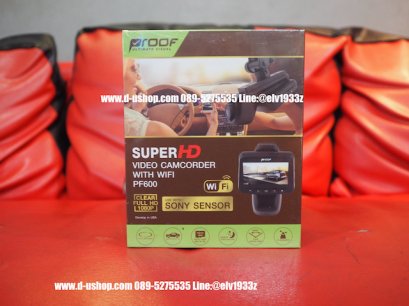 กล้องติดรถยนต์ Super HD รุ่น PF600 with WIFI สำหรับรถทุกรุ่น