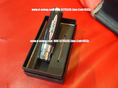 ปลอกเบรคมือ Limited edition ลายเคฟล่าJCW สำหรับ Mini Copper