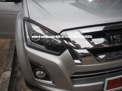 ครอบไฟหน้าเคฟล่าโลโก้แดง ตรงรุ่น Isuzu D-Max All New 2017