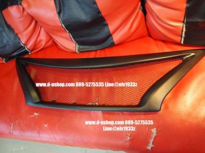 กระจังหน้าดำด้านแบบตะแกรงตรงรุ่น Nissan Almera 2014-17