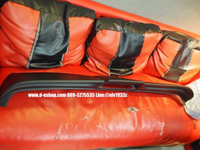 สปอยเลอร์หลังดำด้านตรงรุ่น Nissan Navara All New 2014 (NP300)