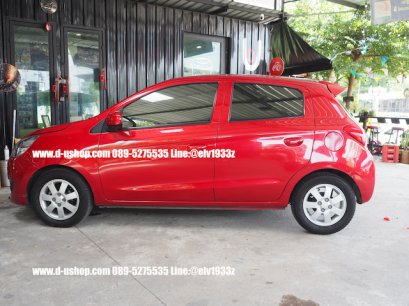 สปอยเลอร์ทรงศูนย์มีไฟเบรค ตรงรุ่น Mitsubishi Mirage