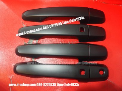 ครอบมือเปิดประตูดำด้านตรงรุ่น Mitsubishi Pajero All New 2020