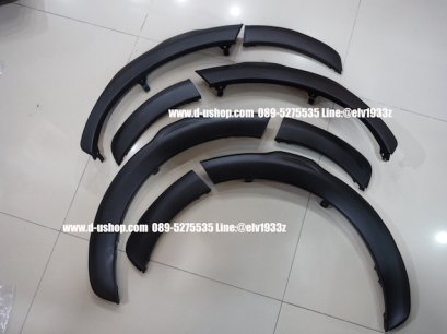 คิ้วล้อดำด้านตรงรุ่น Toyota Yaris AllNew 2017  (รุ่น5ประตู)