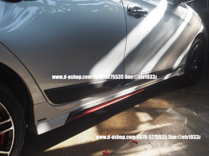 กันกระแทกดำด้านตรงรุ่น Toyota Yaris All New 2013-2019