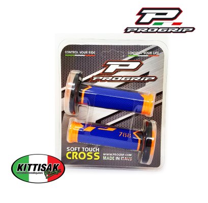 ปลอกแฮนด์ PROGRIP รุ่น 283 ORANGE FU BLUE / BLACK