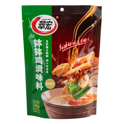 น้ำมันพริก Cuihong สำหรับโปโปจี 320 กรัม