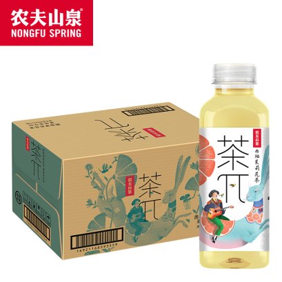 农夫山泉茶派 西柚茉莉 茶π 500ml