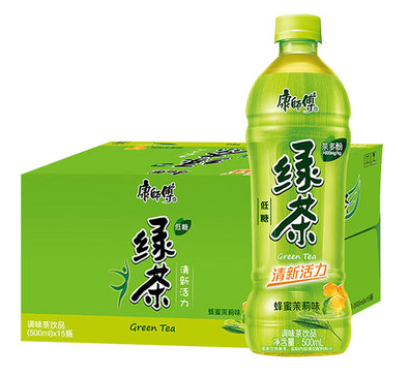 (新New) 康师傅绿茶低糖蜂蜜茉莉味500ml