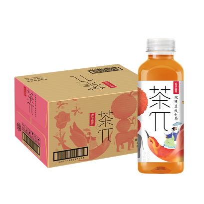 ชาดำปรุงสำเร็จกลิ่นกุหลาบผสมกลิ่นลิ้นจี่ (ตราชาพ่าย) 500ml