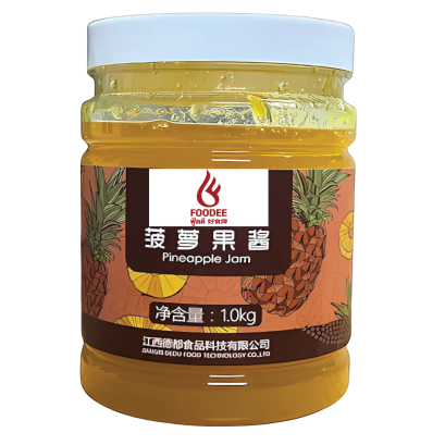 ไซรัปแยมผลไม้ สับปะรด ตราฟู้ดดี 1 kg