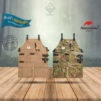 Naturehike ชุดเอี๊ยมช่างแคมป์ปิ้ง Canvas-Outdoor Camping Apron