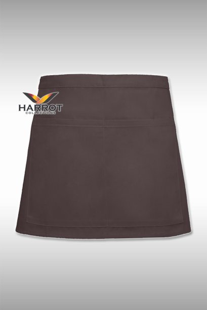 13 Inches Brown Half Apron