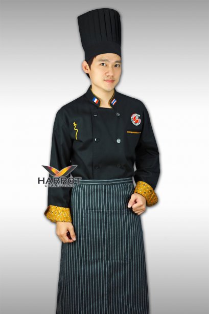 Thai style-Black Chef Jacket