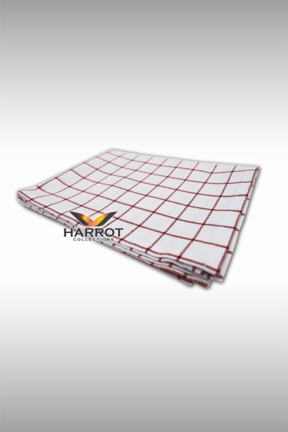 White-Brown scotch Dish Towel (DTW0104)