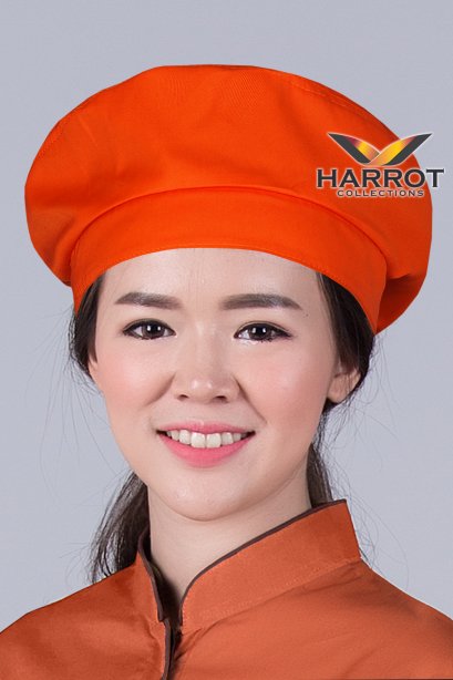 หมวกหัวเห็ด สีส้ม