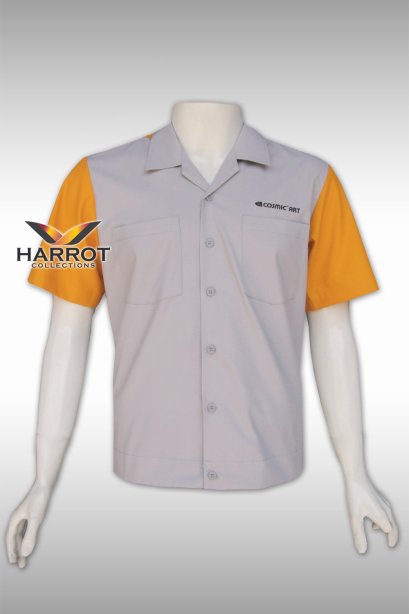 Grey-Yellow Shop Jacket	